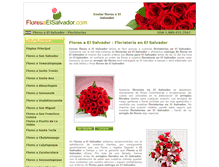 Tablet Screenshot of floresaelsalvador.com